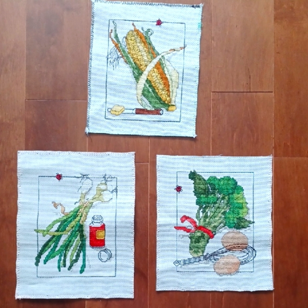 Crossstich kitchen pictures